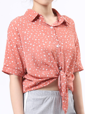 B-Sl Casual Print Shirt