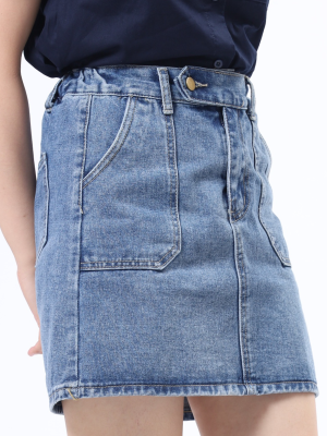B-Bt Mini Denim Skirt