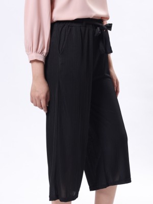 C-Bt Pocketed Culotte With Ribbon Belt