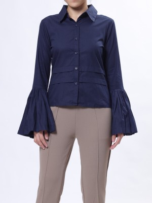 Trumpet Sleeves Shirt
