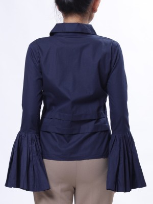 Trumpet Sleeves Shirt