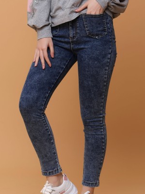 D-Bt You High Waist Dispersed Washed Denim