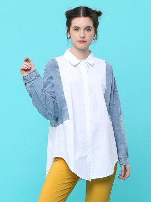 Denim Combine Shirt