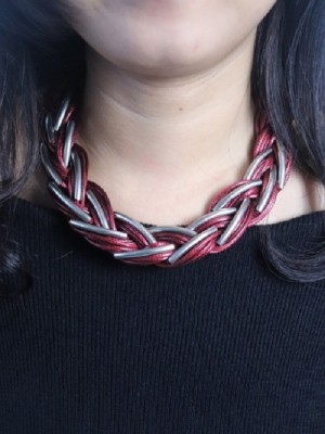 Braided necklace