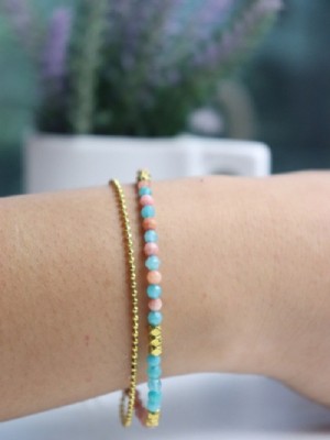 Mini natural stones bracelet