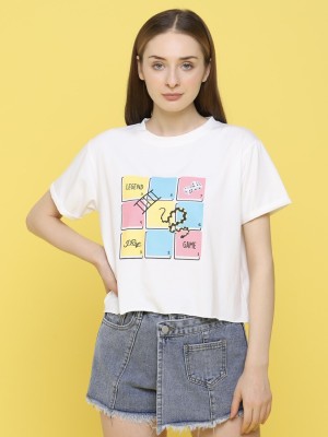 Game Legend Ular Tangga Cropped Tee