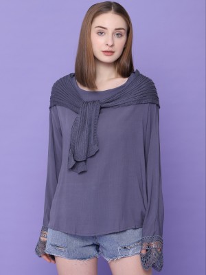 Knitted Sleeve Slab Emblace Sleeve Top