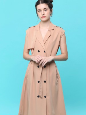 Long Vest Coat Dress