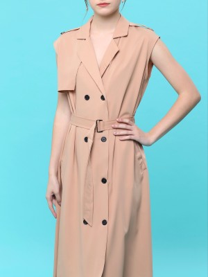 Long Vest Coat Dress