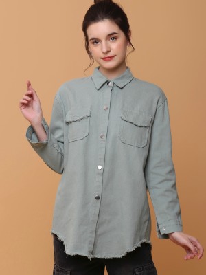 Unfinish Edge Outer Shirt