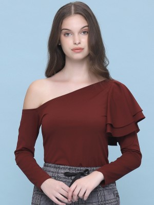 One Side Layered Shoulder Tee