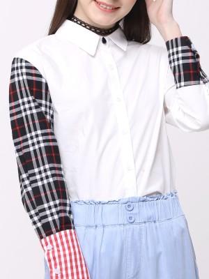 Checkered Patch Shirt