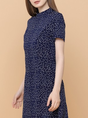 Dispersed Dot Mini Dress