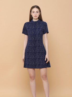 Dispersed Dot Mini Dress