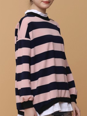 Layere Big Stripess L/Slv Top