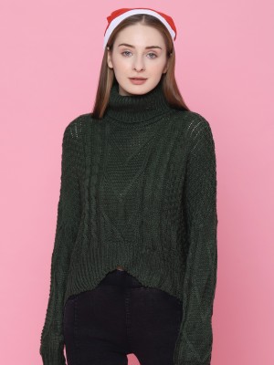 Turtle Neck Knit Top