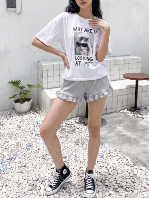 JR CORE Ruffles Short