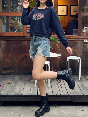 JR PG 'Cozy Vibes' Off Side Jersey Top