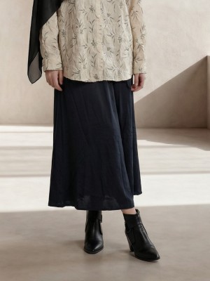 EID Elastic Waist Loose Rayon Skirt