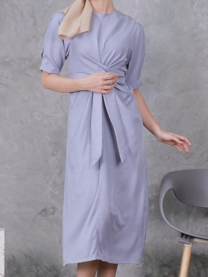 EID23 Atifa waist twisted dress