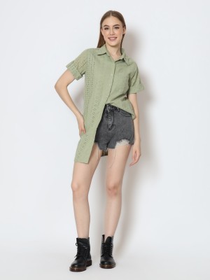 BFP HG Embroidery Shirt Dress