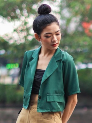 Semi Crop Blazer