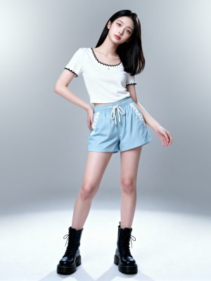 CORE Ribbon Acc Roundneck Outline Tee