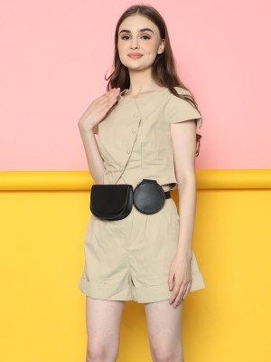 2Pcs Set Short And S-Button Top