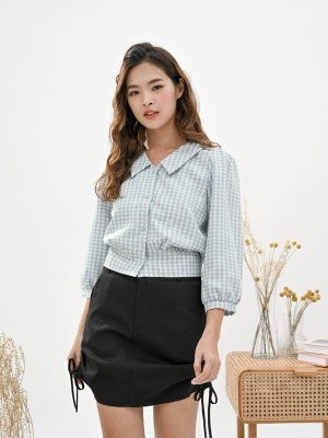 BFP Gingham Back Tied Shirt RO