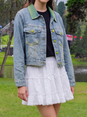 JR PG Summer Washed Denim Jacket
