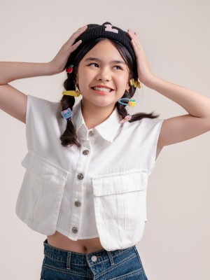 DITOX Rhina Utility Denim Top
