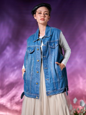 WW Aliya Oversize Denim Vest