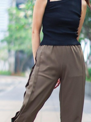 Bottom Clip On Wide leg Trousers