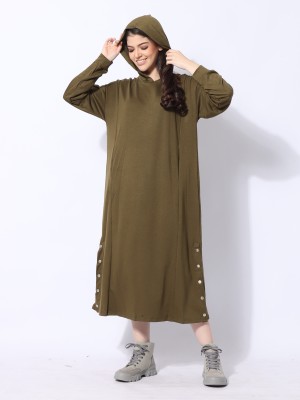 Ramadhan Moon Hoodie Maxi Dress