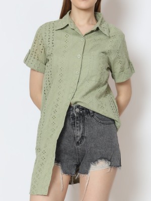 BFP HG Embroidery Shirt Dress