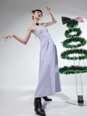 PT Aline Combi Jacquard Maxi Dress