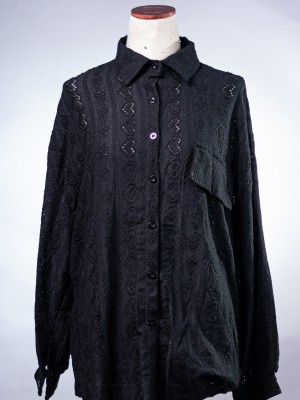 WW Laser Cut Oversize Shirt