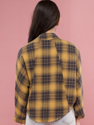 Checkered Flap Pocker Shirt