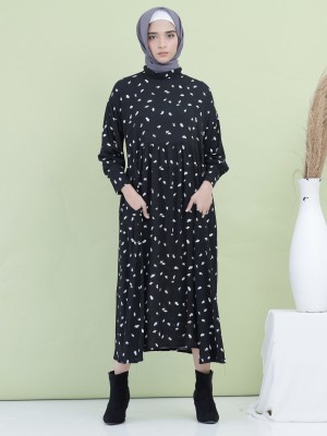 EID23 Sonia wrinkle midi dress