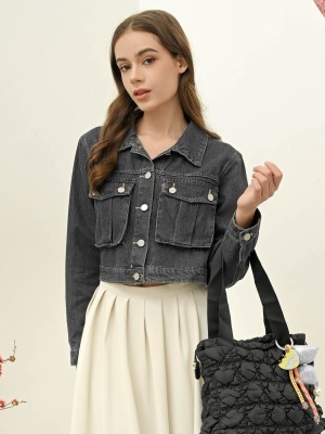 BTC Lily Denim Black Jacket