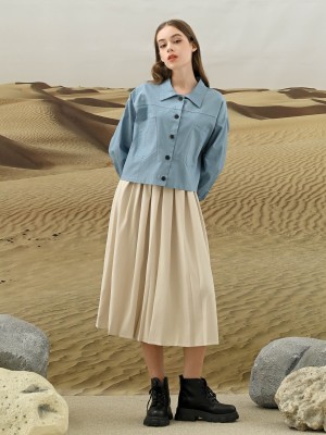 EID4 Milan Long Pleats Skirt