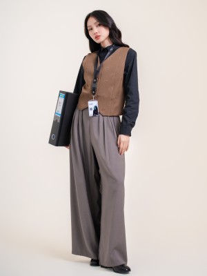 SMARTEN ROSE EMBOSS VEST