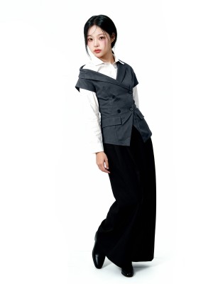 Tina Off Shoulder Blazer Top