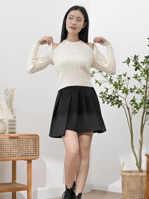 Aster Halter Tied Knitted Top