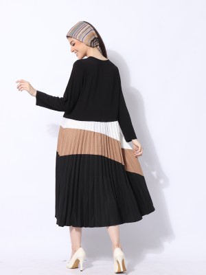 Wave Panel Color Dress