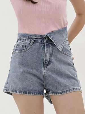 Flip Waist Denim Short