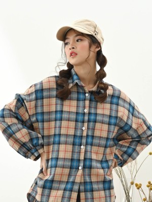 Checkered bright shirt