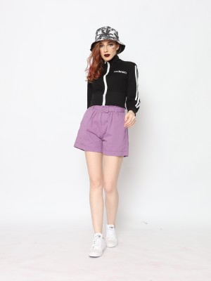 TM ZIPPED SEMI CROP OUTERWEAR