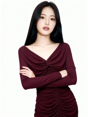 ELITE Ruth Red Draped Off Shoulder Long Dress