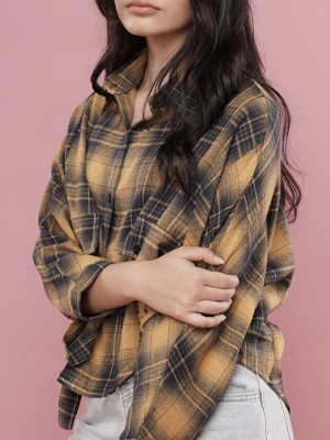 Checkered Flap Pocker Shirt